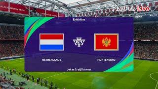 PES 2021 - NETHERLANDS vs MONTENEGRO - Gameplay PC