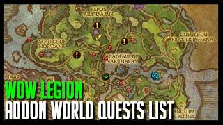 Wow Legion - World Quests List : Un addon très cool ! - Hoos Gaming