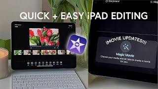 How to Edit Videos in iMovie on iPad | NEW Magic Movie & Storyboard Features