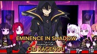 reacts to CID KAGENOU[Eminence in Shadow][Gacha]