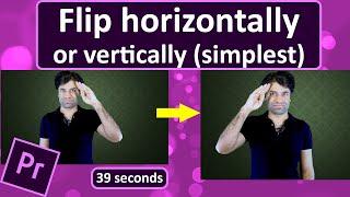 How to flip a video in Premiere Pro