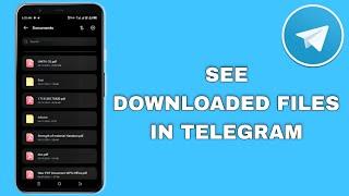 How To Fix Telegram Downloaded Media Files Not Showing | Telegram Downloaded Files Missing 2024