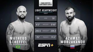 FREE FIGHT | Azamat Murzakanov Shows Off Massive Power | DWCS Season 5