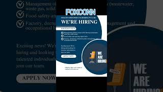 #foxconn #hiring #multiple #job #openings #share #resume #manufacturing #engineering #latest #alert