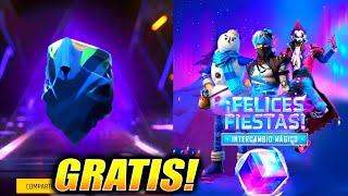  RECLAMA CUBO MAGICO GRATIS AZUL ARTICO en FREE FIRE Y PAÑUELO BANDA CONGELADA NAVIDAD 2024