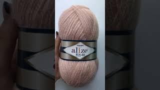 Подробный обзор полушерстяной пряжи Alize Angora Real 40 №404 Шампань