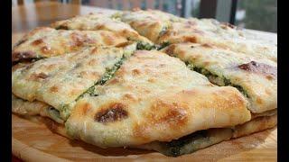 Ossetian Pie with beetroot leaves and cheese. English subtitles.