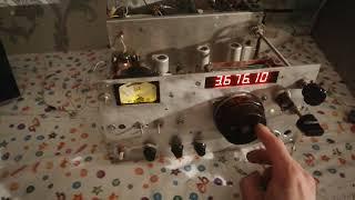 видео для Дениса, трансивер Альбатрос ламповый