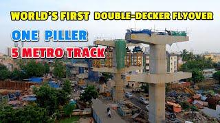 5 Metro Tracks on a Single Pillar: Engineering Marvel in Chennai Metro!