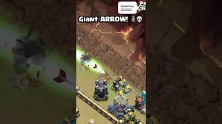 Giant Arrow Side Area Cleaning Tips (Clash of Clans) | #shorts #clashofclans