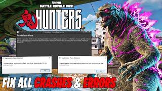 How To Fix CRASHES In Fortnite Chapter 6 Season 1 - 鬼 HUNTERS! (Fix Fortnite Not Launching)