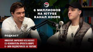 6 миллионов подписчиков на баскетболе. Со-основатель HOOPS - Николай Зинченко (KolyaSick).