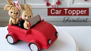 آموزش تاپر ماشین فوندانت | How to make car Topper wıth fondant