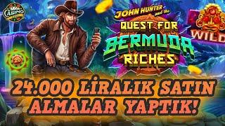  JOHN HUNTER AND THE QUEST FOR BERMUDA RICHES  MEGA BONUS BUY #CASINO #SLOT #SLOTOYUNLARI