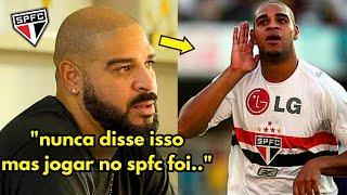 ADRIANO IMPERADOR SE EMOCIONA AO FALAR DO SPFC, E CONTA BASTIDORES DE CHEGADA AO MORUMBIS