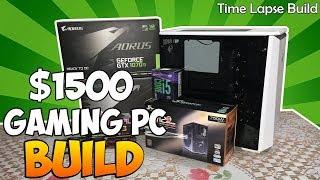 $1500 Gaming PC Time Lapse Build - Phanteks P400 PC Build