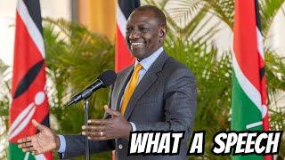 WHAT A SPEECH!! President Ruto's Great Speech during the Devolution Summit at State House!!