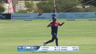 Junaid Siddique 3 wickets vs United States of America