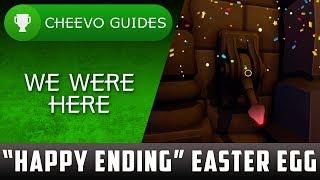 We Were Here - "Happy Ending" Achievement / Trophy - CONFETTI EASTER EGG