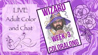 LIVE COLOR ALONG | CHRISTINE KARRON WIZARD POLYCHROMOS COLOR ALONG WEEK 3