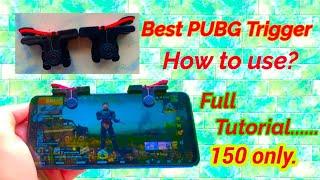 How to use trigger  in PUBG game full tutorial.