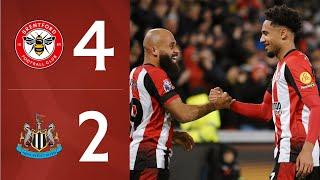 Wissa, Mbeumo, Collins and Schade on target!  | Brentford 4-2 Newcastle | Premier League Highlights