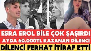 ESRA EROL BİLE ŞAŞIRDI PROGRAMA KATILAN DİLENCİ İTİRAF ETTİ AYDA 60.000TL PARA KAZANIYORUM ESRA EROL