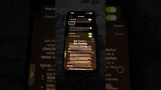 iPhone 16 IOS 18 hands free update eye tracking