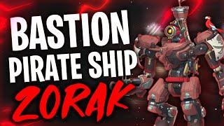 OVERWATCH - BASTION "PIRATE SHIP" SKIN GAMEPLAY!