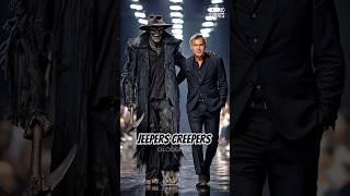 Famous Horror Characters vs. Their Actors: Part 2 #jeepersclipers #m3gan #scream #slenderman