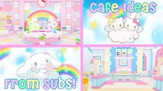 Cafe Ideas From Subscribers 19 | Roblox My Hello Kitty Cafe Tours | Riivv3r