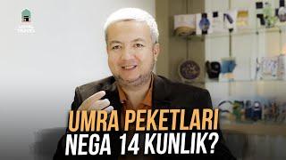 Umra peketlari nega 14 kunlik? | @Mihrabtravel