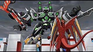 Dan & Shun & Marucho vs Mechtavius Destroyer - Bakugan Mechtanium Surge (Episode 27)