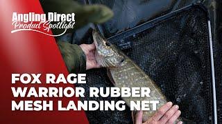 Fox Rage Warrior Rubber Mesh Landing Net – Predator Fishing Quickbite