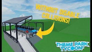 Theme Park Tycoon 2 || How to Build a Station *Without Collisions*