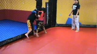 Dauntless MMA Delaware Kids MMA Sparring In The Cage