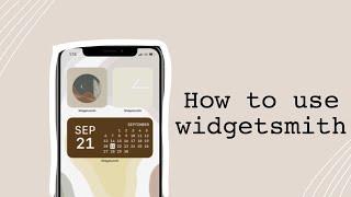 How to use widget smith | custom photo widgets