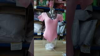 HD2739 Light Pink HDW DANCE Kids Short Sleeve Leotard with Butterfly Back