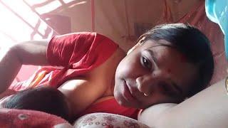 Hello Friends /  breastfeeding vlog 2024 | beautiful mom breastfeeding /Sohagrat Romantic