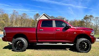 Installed RGBW Rocklights And New Vision Rocker 22x12 Wheels On My Wife’s Ram 2500 Cummins