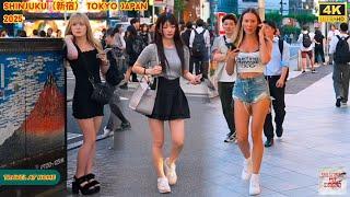 4K HDR Japan travel 2025 | Walk in Shinjuku（新宿）Tokyo Japan |  Relaxing Natural City ambience