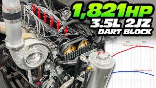 New Era of the 2JZ?! 1821HP 3.5L 2JZ Dart Block! (FIRST Real World Test)