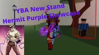 YBA New Stand Hermit Purple Showcase|Your Bizarre Adventure