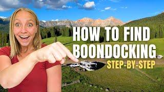 How To Find AMAZING RV Boondocking Spots [Camp for FREE]