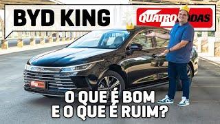 BYD King: as QUALIDADES e os DEFEITOS do sedã híbrido plug-in