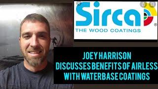 Joey Harrison on the benefits of using Airless with Waterbase Coatings