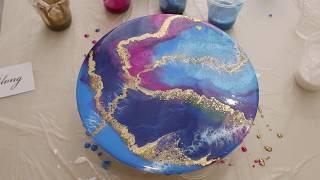 Resin Art набор для создания картин от компании Art Blong ( рисуем смолой)