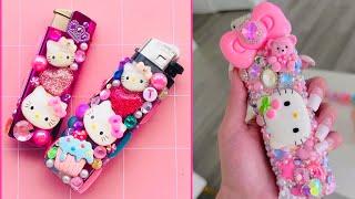 DIY Hello Kitty Kawaii lighter / DIY Decoden lighter