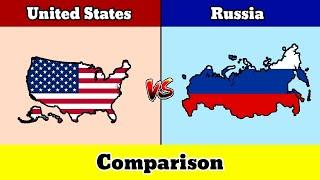 Let's Compare Russia VS United States | Country Comparison | Data Duck