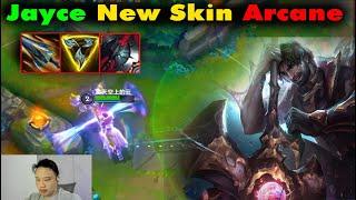 Arcane JAYCE New Skin Wild Rift | Build Trinity Force item super carry | 2 Gameplay Best Jayce China